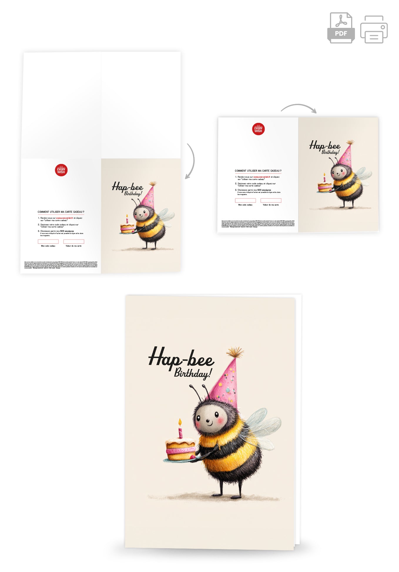 Hapbee Birthday - Abeille
