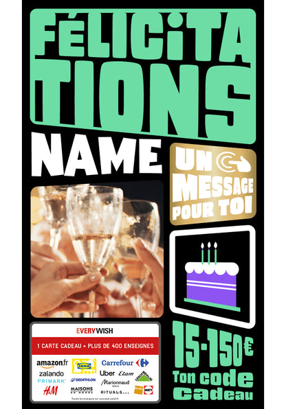 Digital - Felicitations - en gras