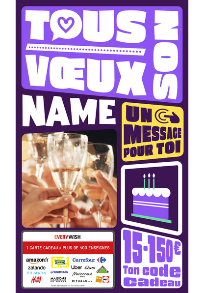 Digital - Tous nos voeux - coeur
