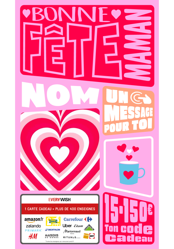 Digital - Bonne fête maman - en gras