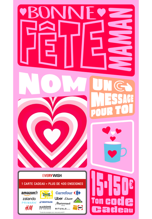 Digital - Bonne fête maman - en gras