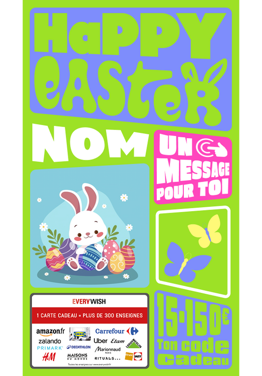 Digital - Happy Easter - rond