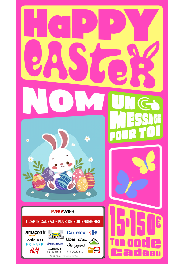 Digital - Happy Easter - rond