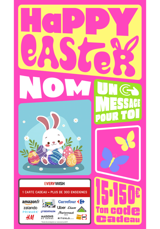 Digital - Happy Easter - rond