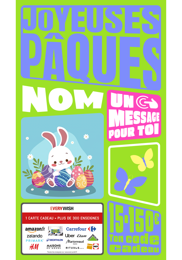 Digital - Joyeuses Paques - en gras