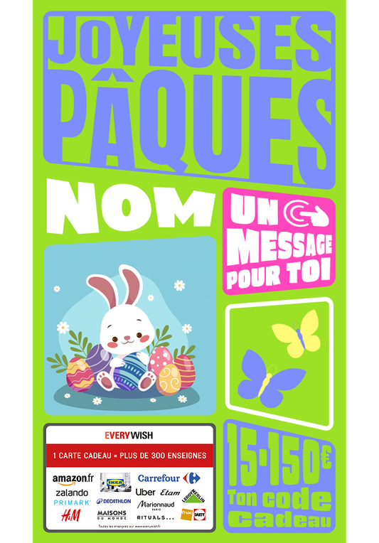 Digital - Joyeuses Paques - en gras