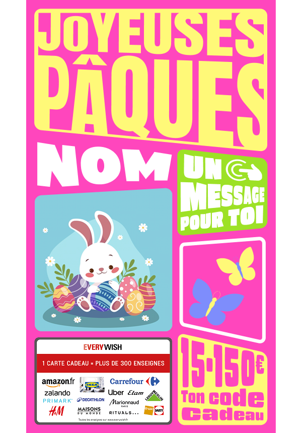 Digital - Joyeuses Paques - en gras