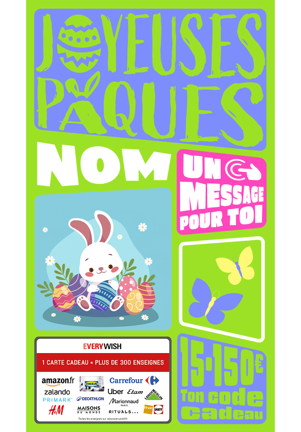 Digital - Joyeuses Paques - oeuf