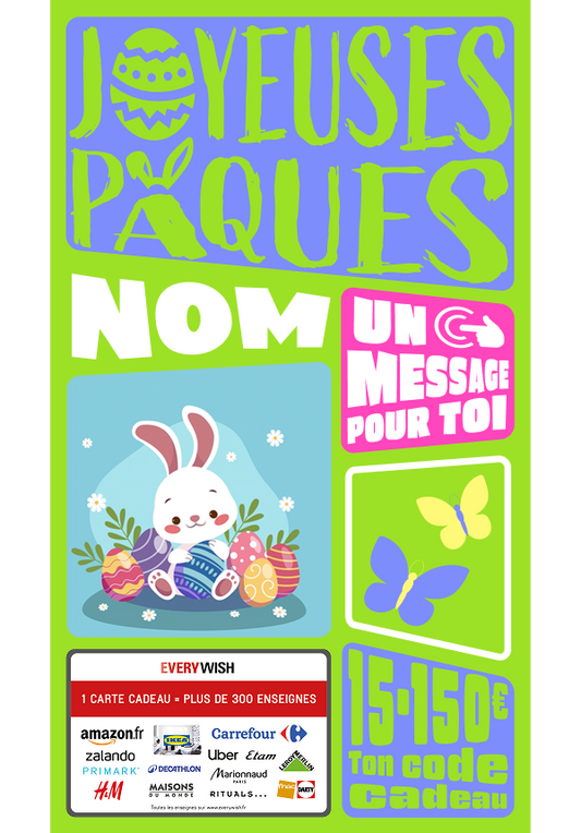 Digital - Joyeuses Paques - oeuf