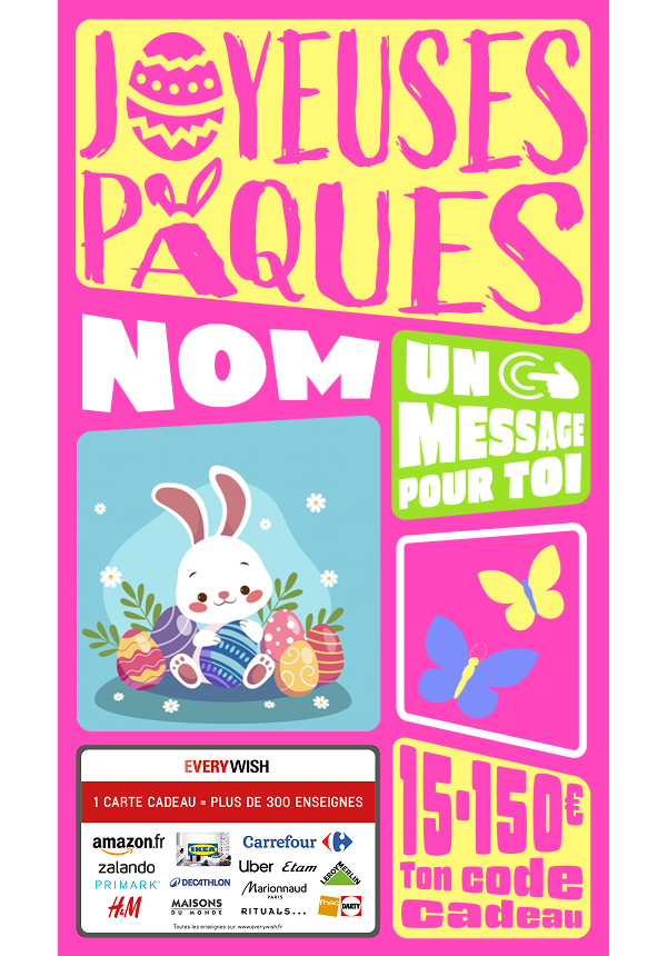 Digital - Joyeuses Paques - oeuf