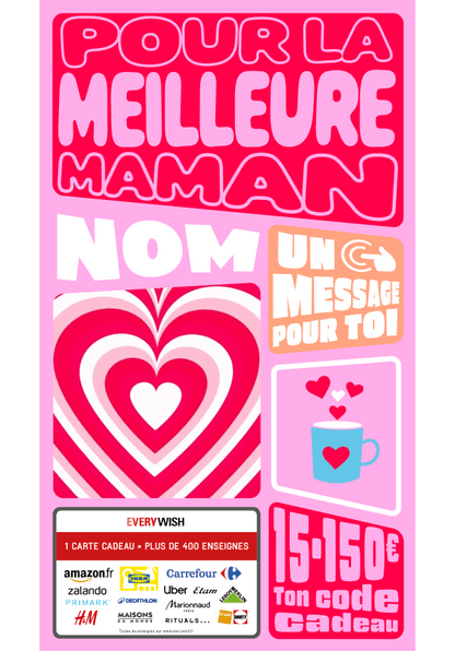 Digital - Pour la meilleure maman - en gras