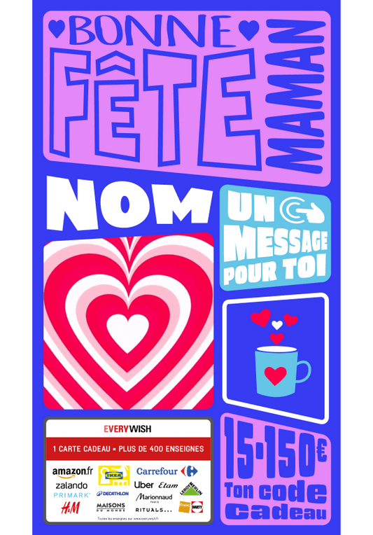 Digital - Bonne fête maman - en gras