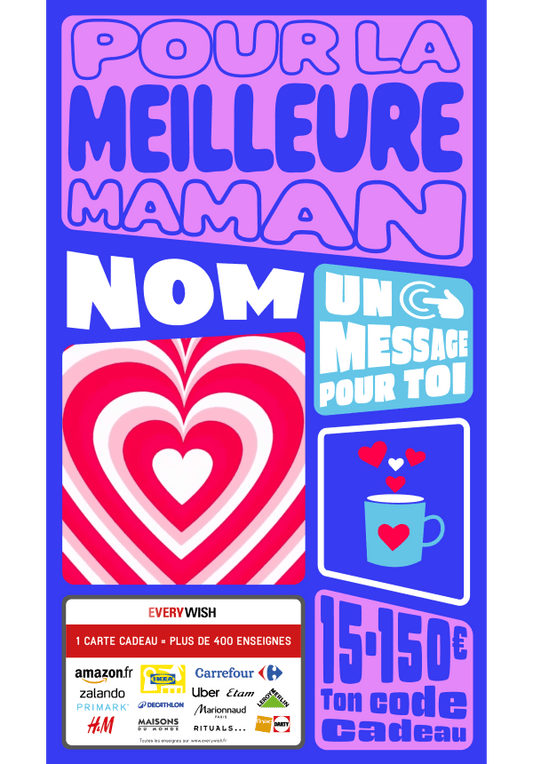 Digital - Pour la meilleure maman - en gras