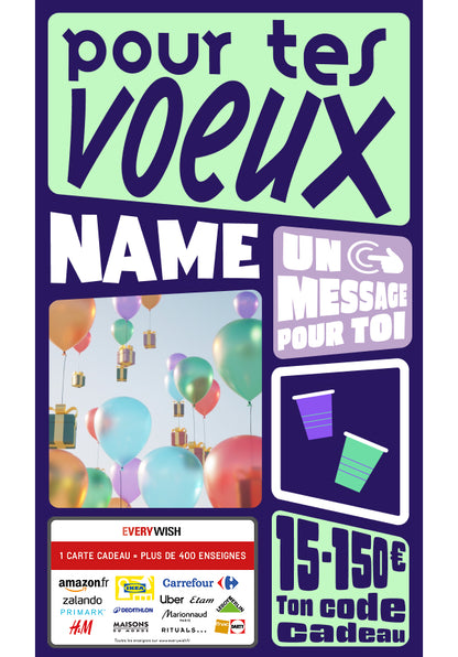 Digital - Pour tes voeux - ludique