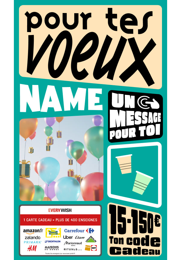Digital - Pour tes voeux - ludique
