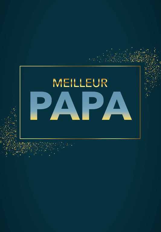 Meilleur Papa - Bleu
