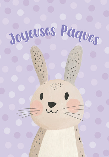 Joyeuses Pâques - Lapin Pastel