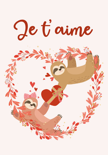 Je t'aime - Paresseux Cœur PDF