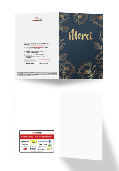 Merci - Bleu Or (Valeur du bon)