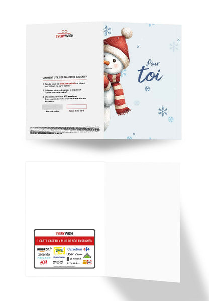 Pour toi - Bonhomme de neige