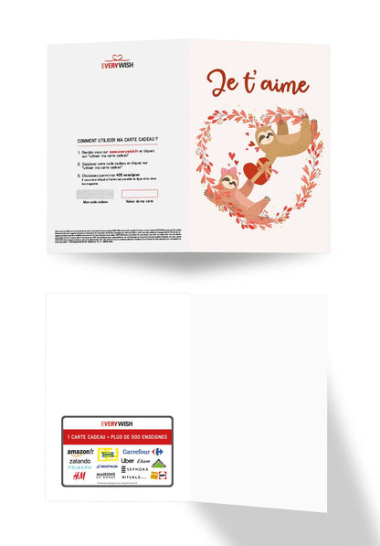 Je t'aime - Paresseux Cœur