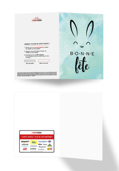 Bonne Fête - Oreilles de lapin (Valeur du bon)