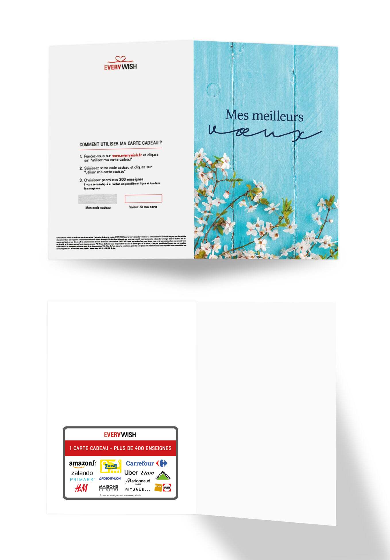Mes meilleurs vœux - Bois Bleu (Valeur du bon)