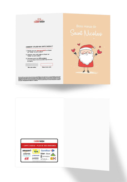 Bons voeux Saint Nicolas - Saint-Nicolas Cœurs