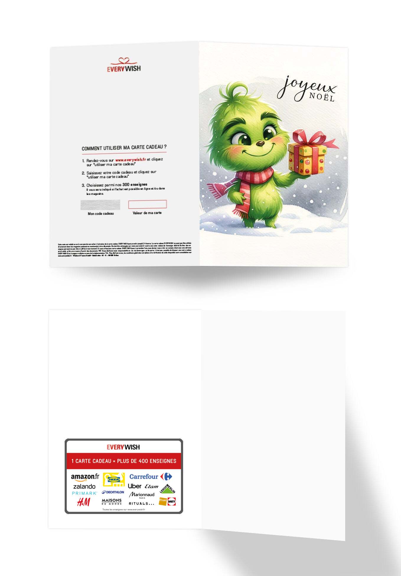 Joyeux Noël - Grinch (Valeur du bon)