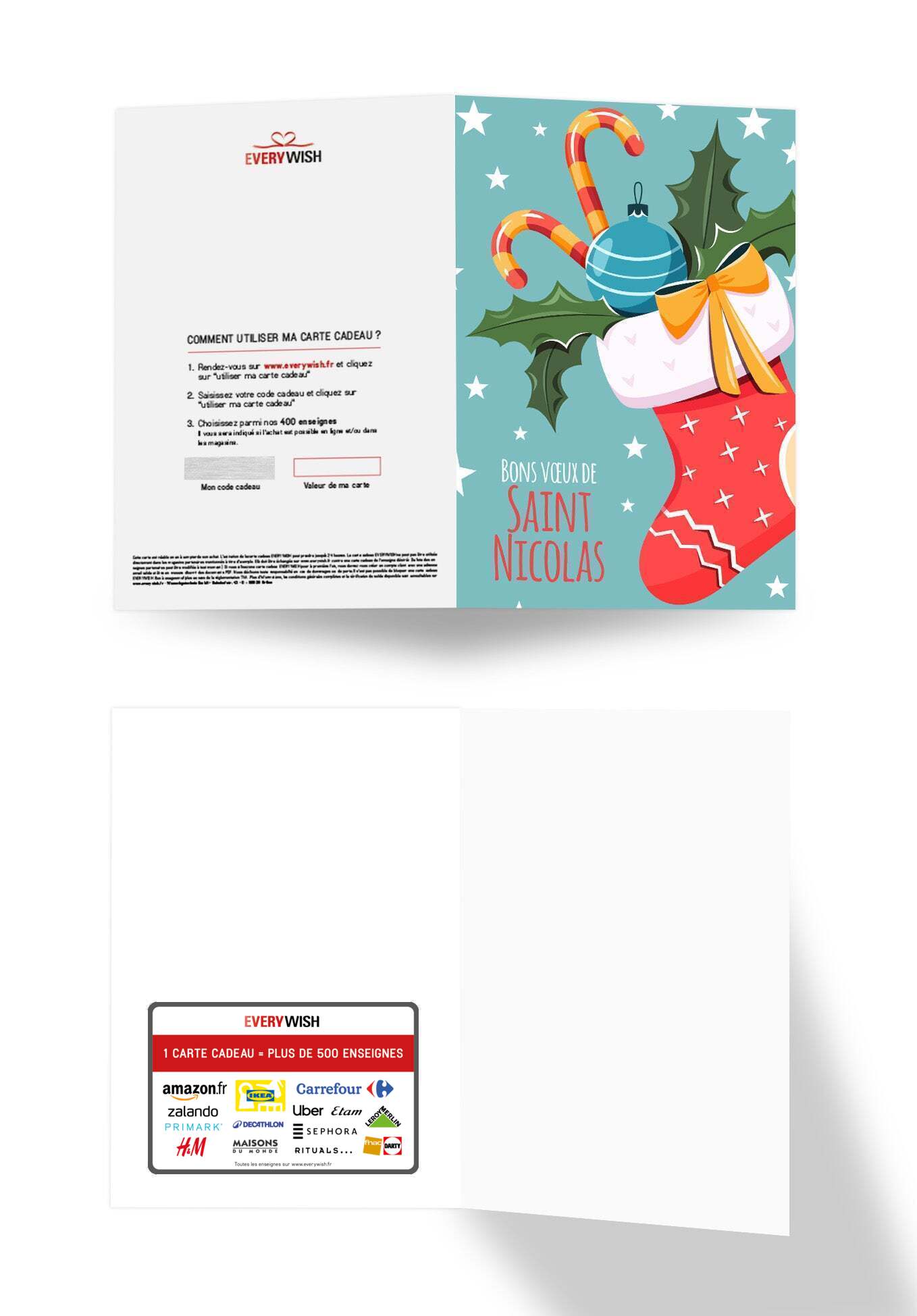 Bons voeux Saint Nicolas - Bas