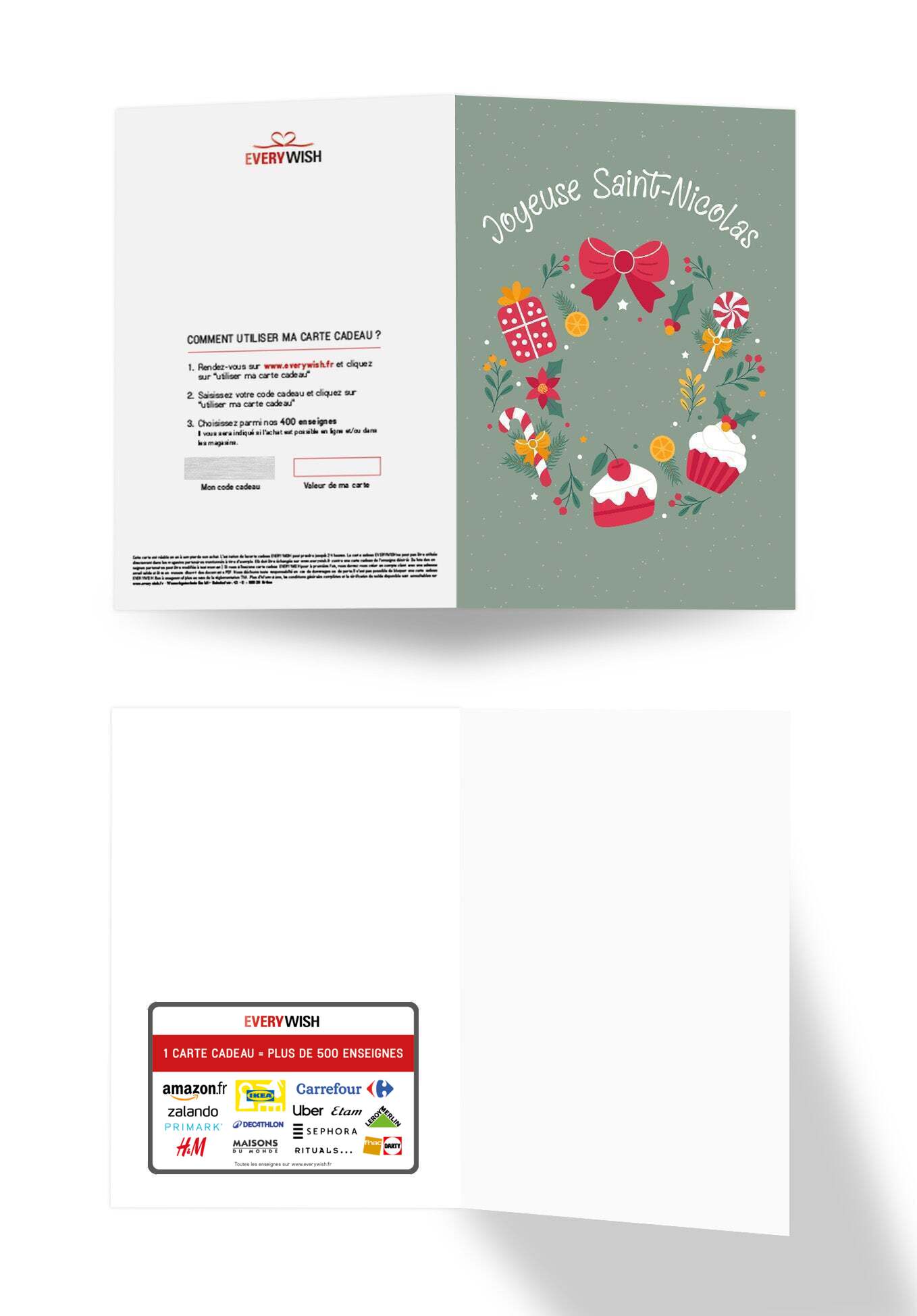 Joyeuses Saint-Nicolas - Couronne de bonbons