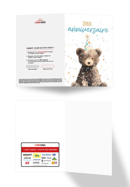 Joyeux anniversaire - Ours