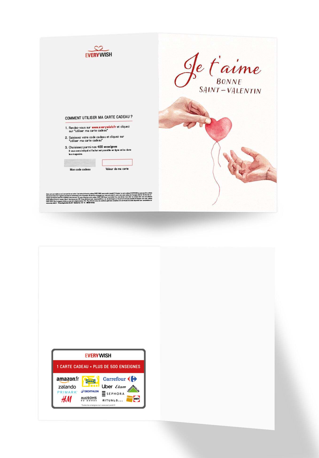 Je t'aime - Mains Cœur