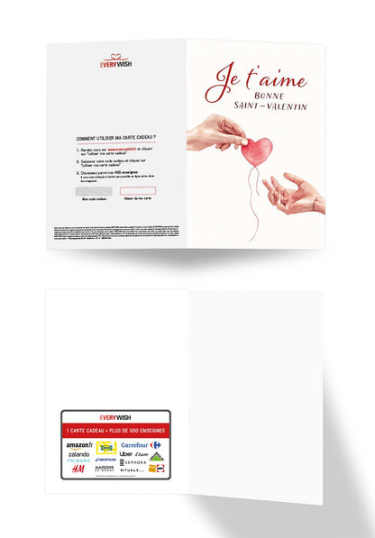 Je t'aime - Mains Cœur