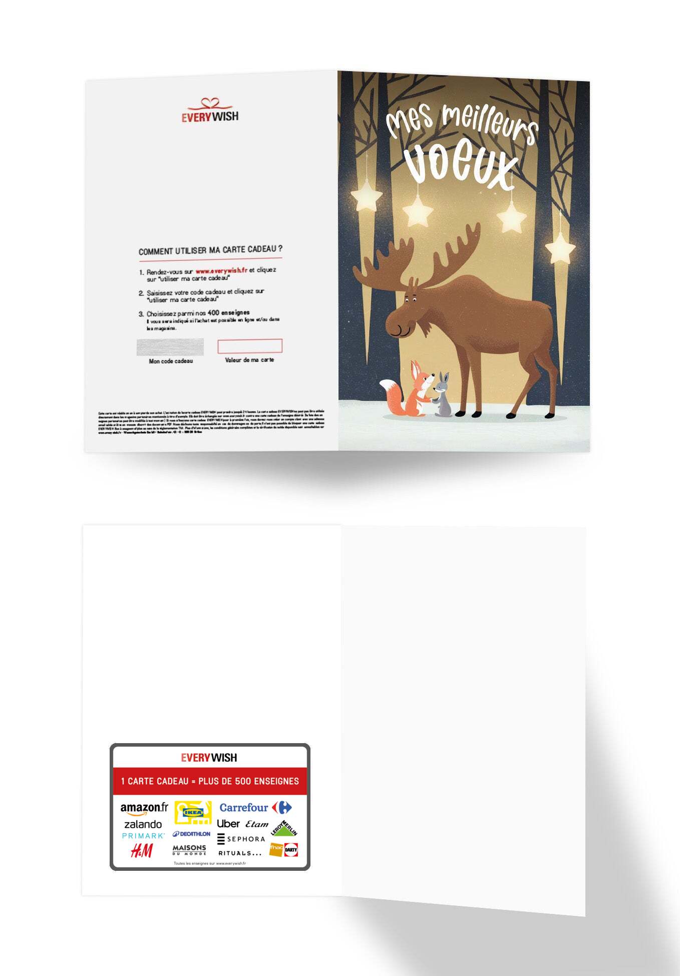 Mes meilleurs vœux - Animaux Forêt