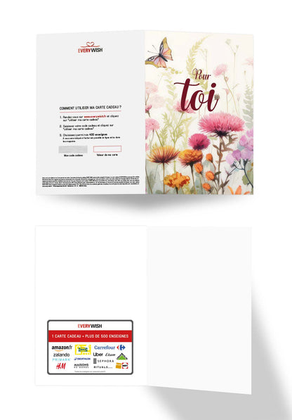 Pour toi - Prairie de fleurs