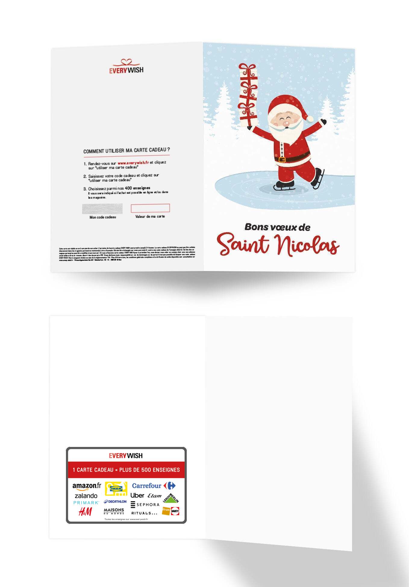 Bons voeux Saint Nicolas - Patinoire Saint-Nicolas