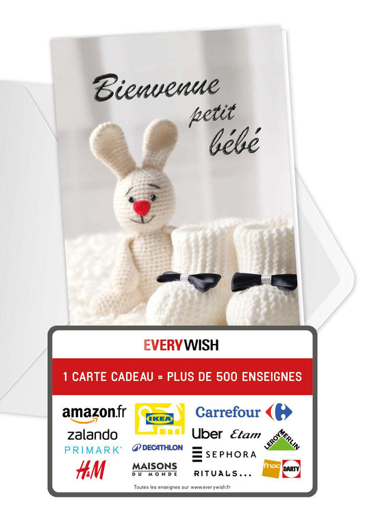 Bienvenue petit bébé - Lapin