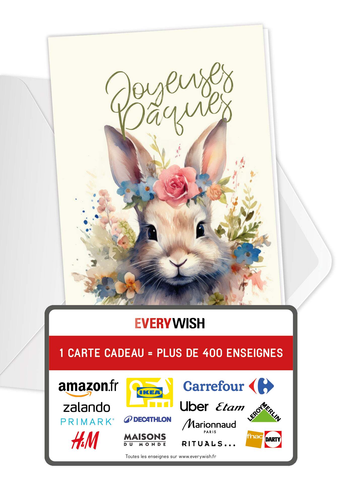 Joyeuses Pâques - Fleurs de lapin