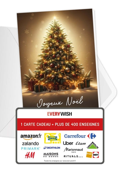 Joyeux Noël - Arbre de Noël (Valeur du bon)