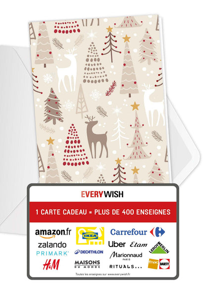 Arbre de Noël Beige (Valeur du bon)