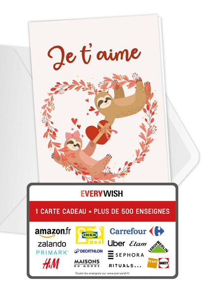 Je t'aime - Paresseux Cœur