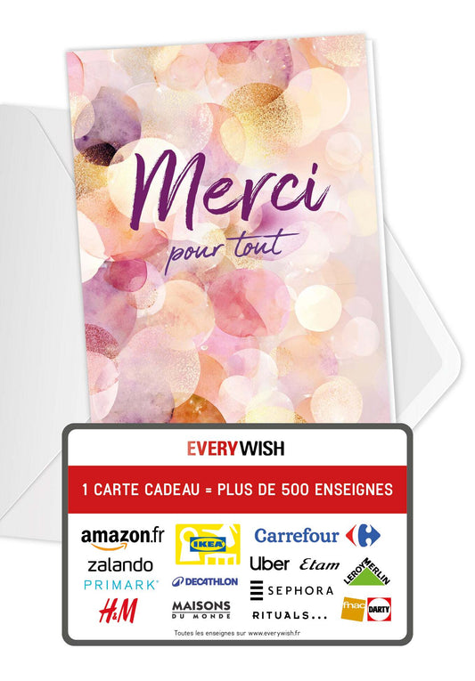 Merci pour tout - Or violet