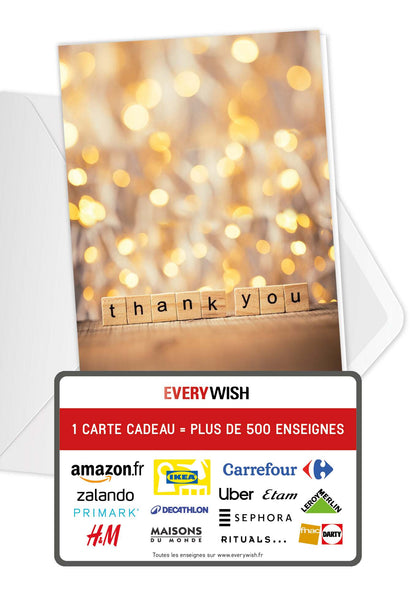 Thank you - Cubes (Valeur du bon)