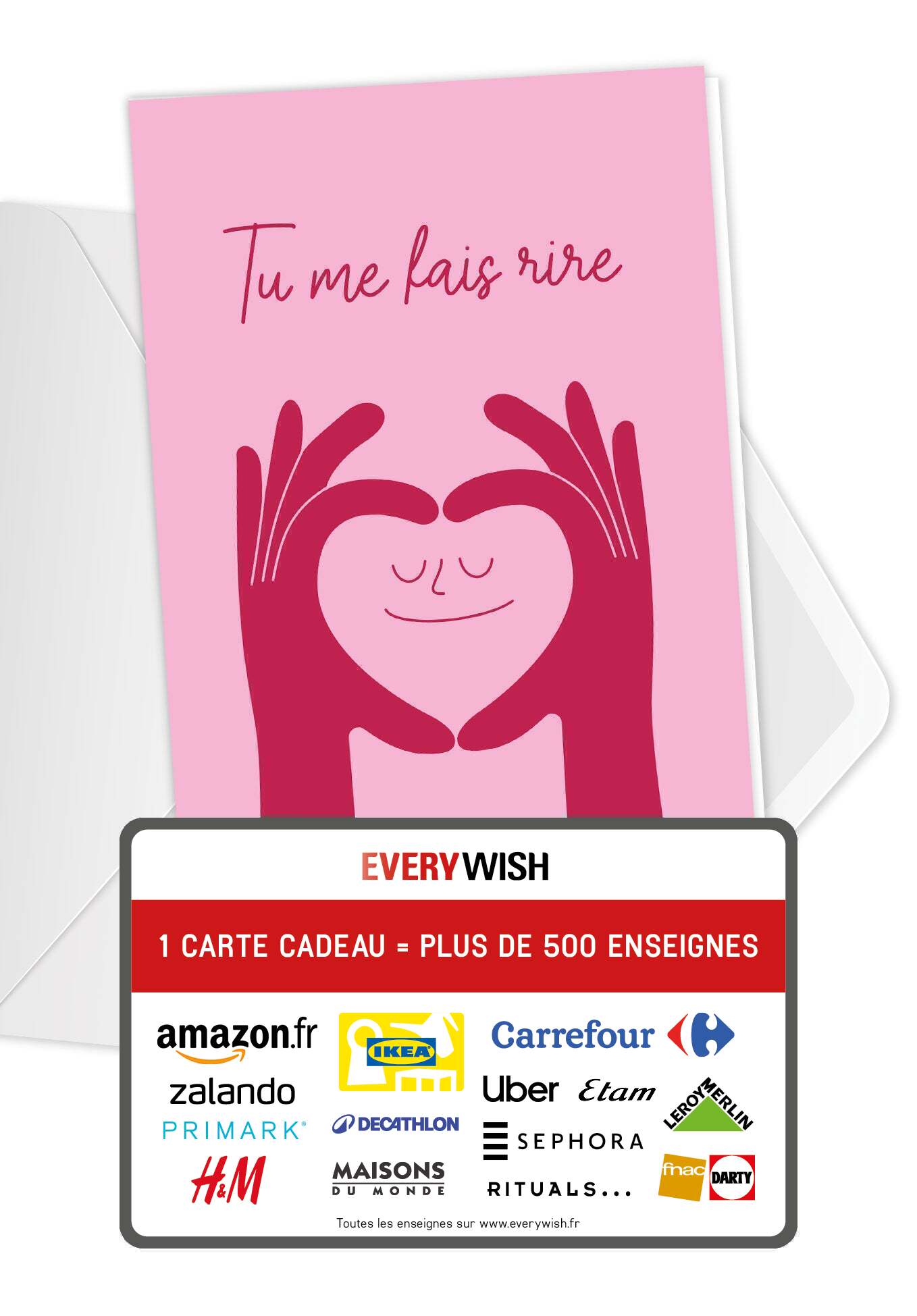 Tu me fais rire - Rose (Valeur du bon)