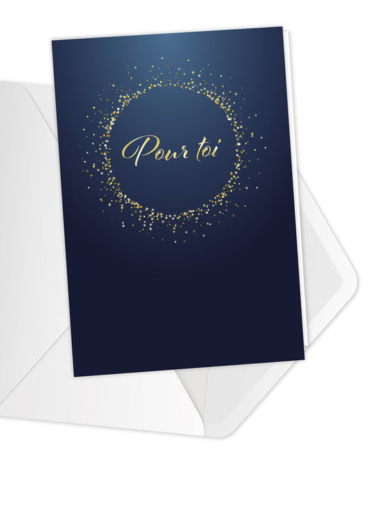 Pour toi - Or Bleu