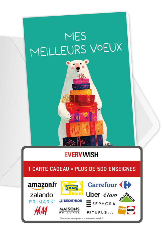 Mes meilleurs vœux - Ours polaire Paquets