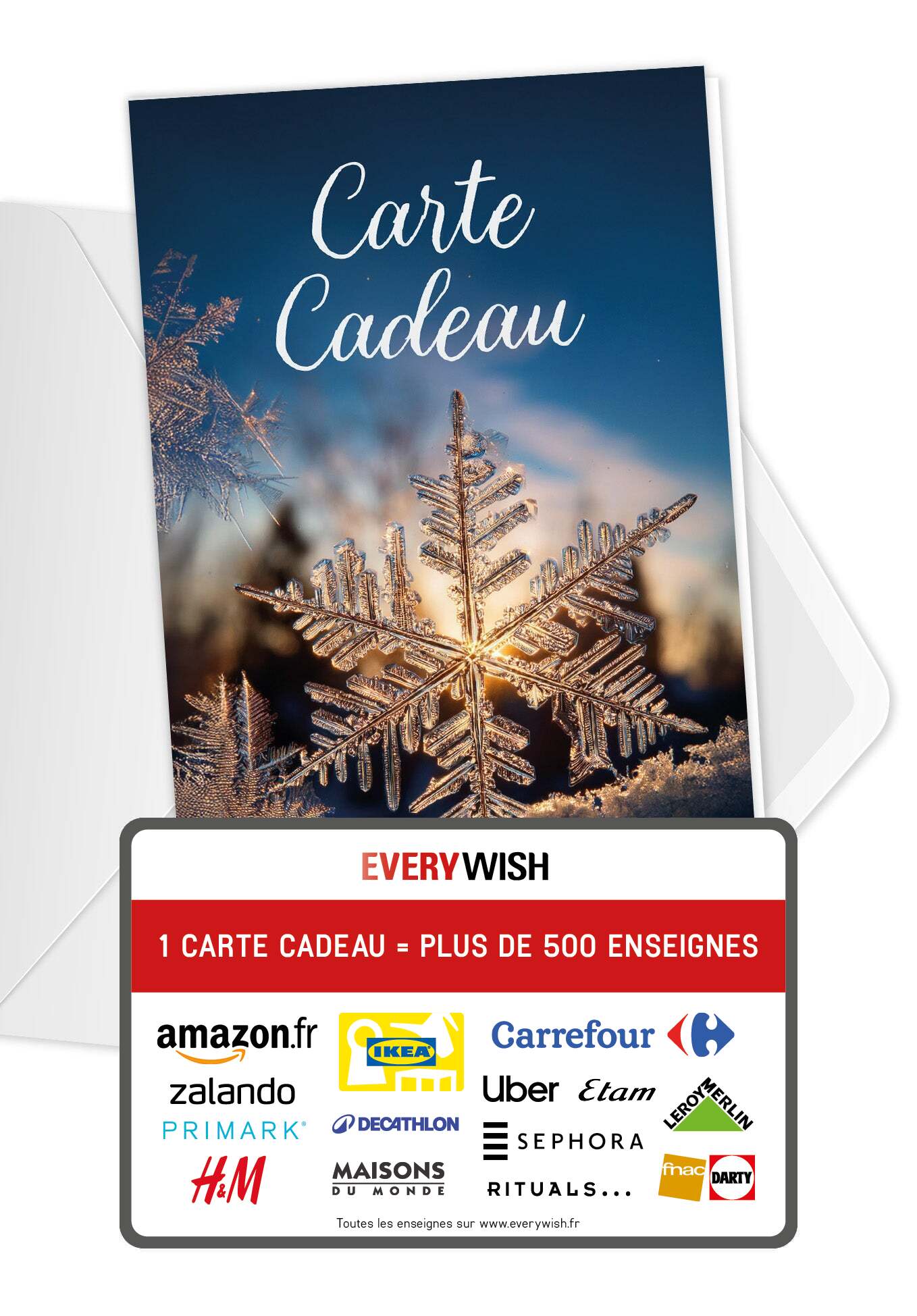 Carte Cadeau - Flocon de neige