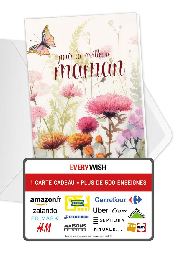 Pour la meilleure maman - Prairie de fleurs