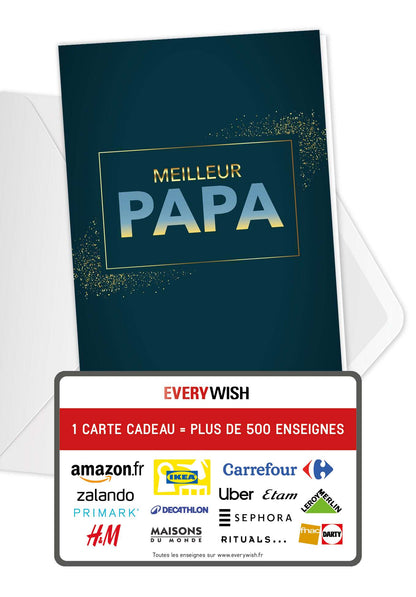 Meilleur Papa - Bleu (Valeur du bon)